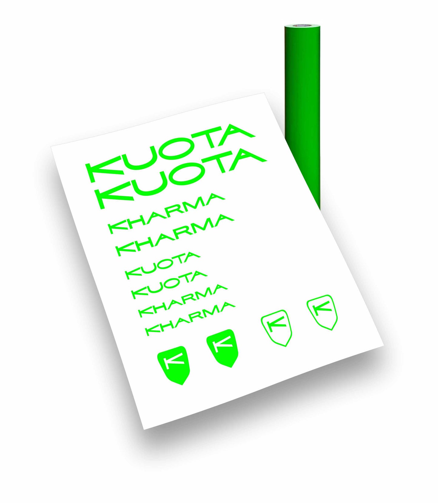 Kit adesivi bici telaio KUOTA KHARMA bdc colori a scelta 12 Pz