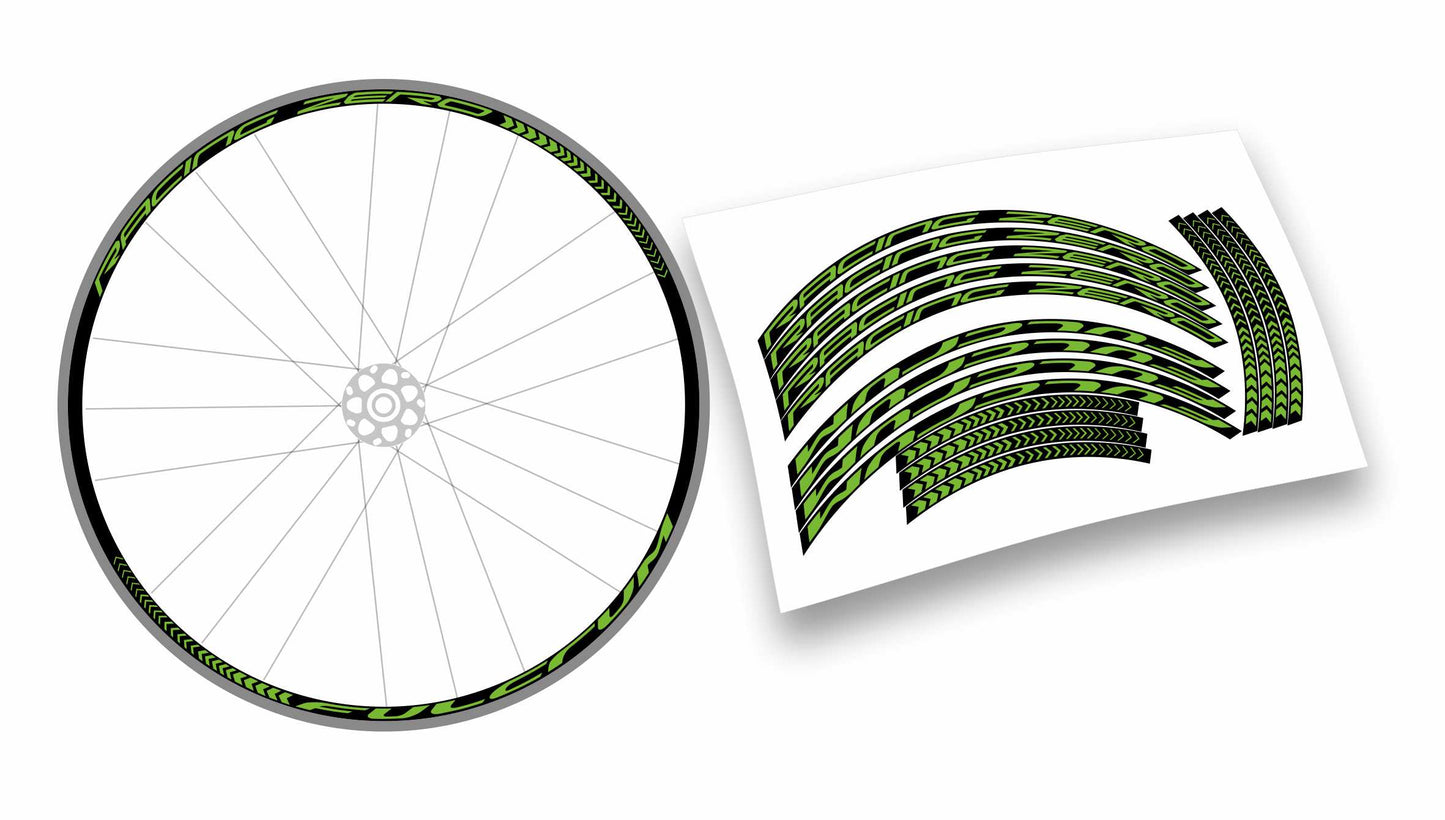 Kit completo adesivi cerchi bici da corsa fulcrum racing zero colore personalizzato stickers