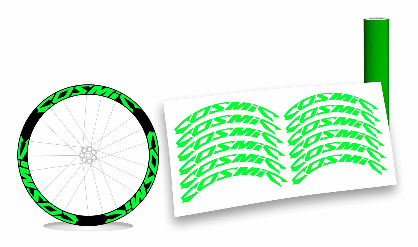 mavic COSMIC 40mm kit adesivi stickers per ruote