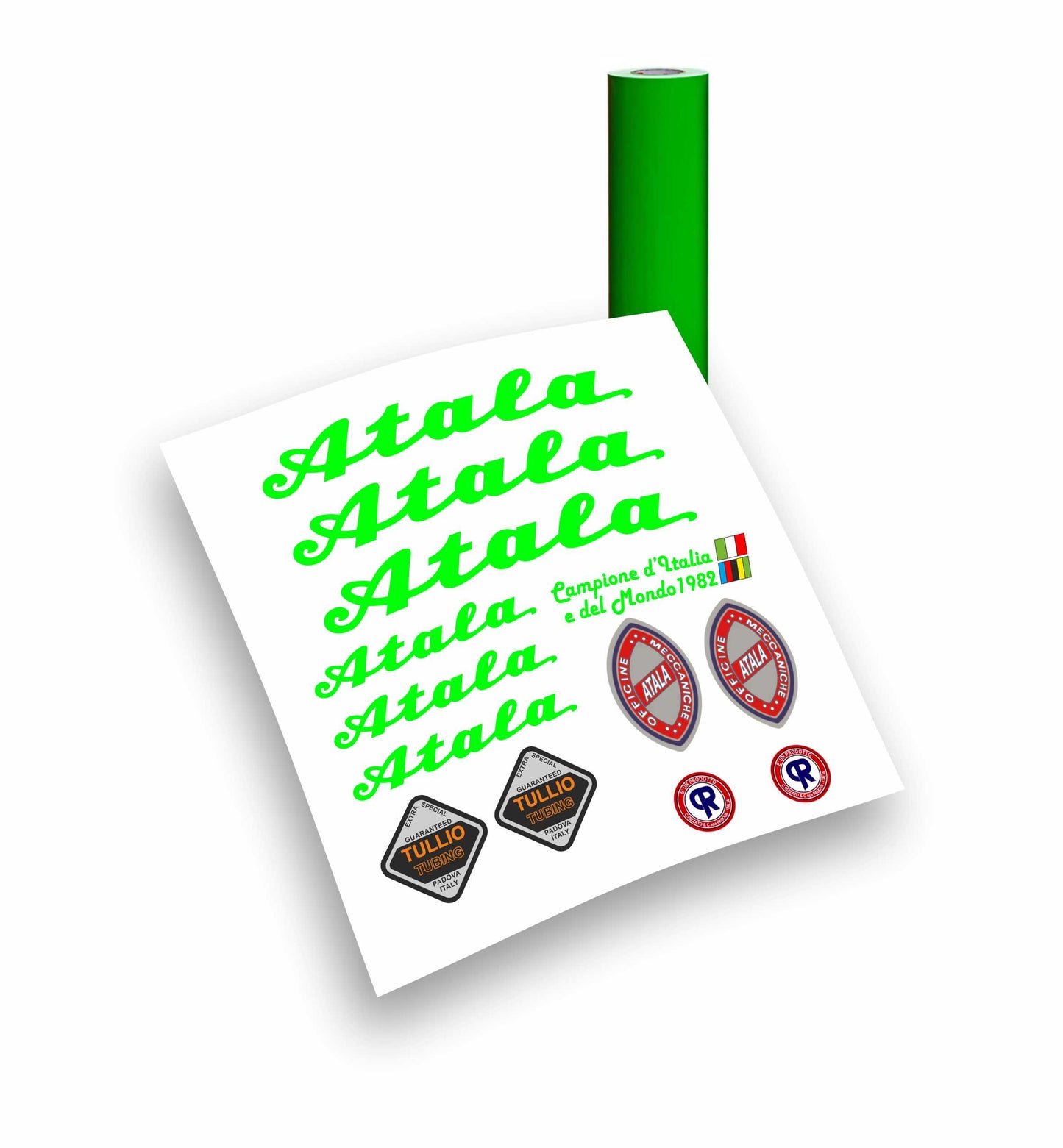 atala campione d'Italia e del Mondo 1982 kit adesivi