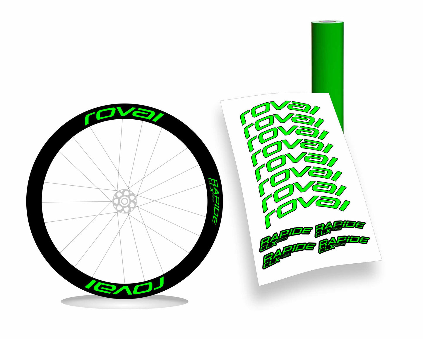 ROVAL Rapide CLX adesivi stickers ruote