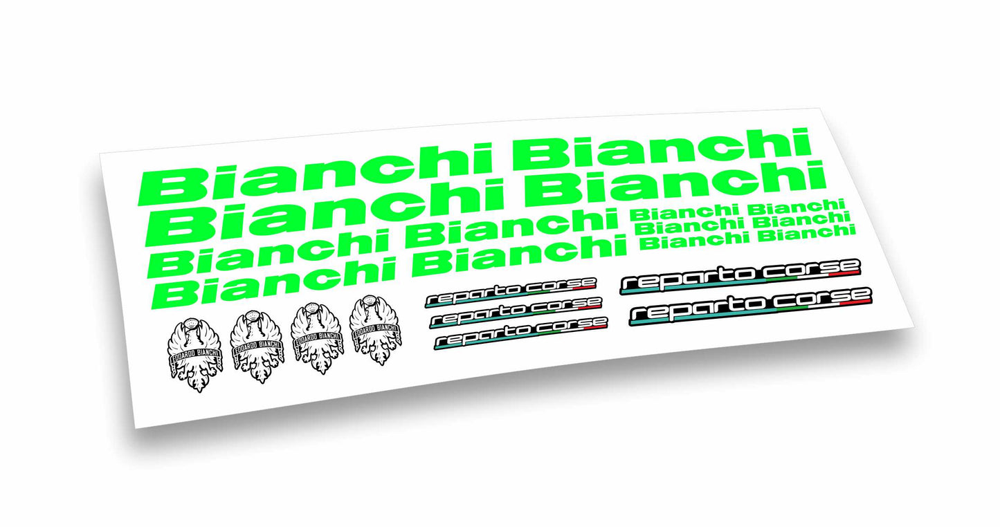 Bianchi kit adesivi logo reparto corse bicicletta mtb bdc colore personalizzato