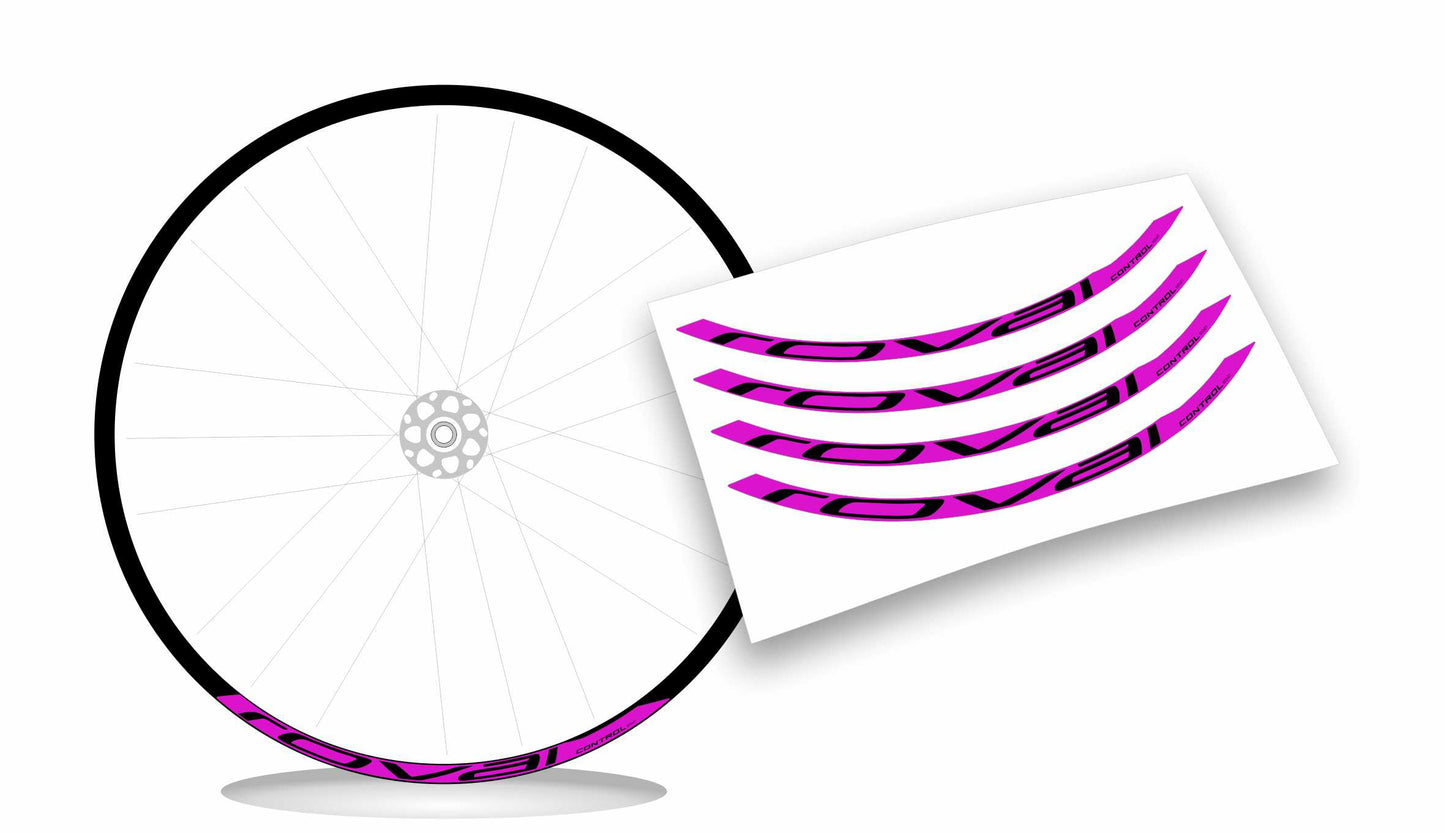 Adesivi cerchi ruote mtb roval control 622 x 21 colori a scelta anche fluo personalizzabili
