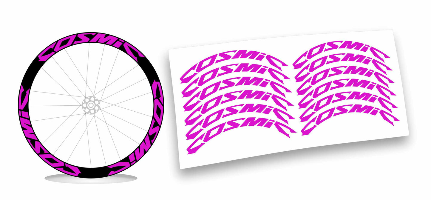 mavic COSMIC 40mm kit adesivi stickers per ruote