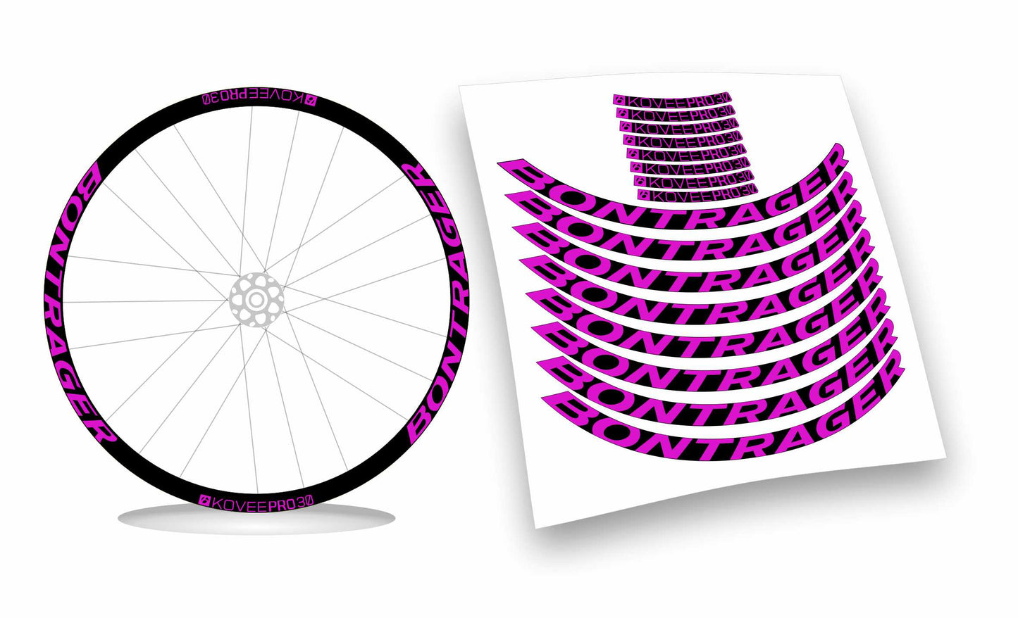 Bontrager kovee pro 30 kit adesivi