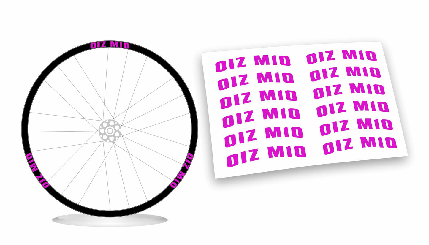 Oiz m10 Orbea adesivi ruote colore personalizzato