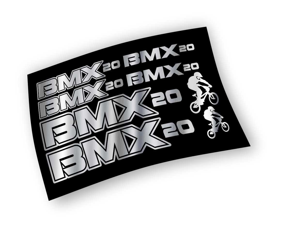 BMX kit adesivi colore personalizzato