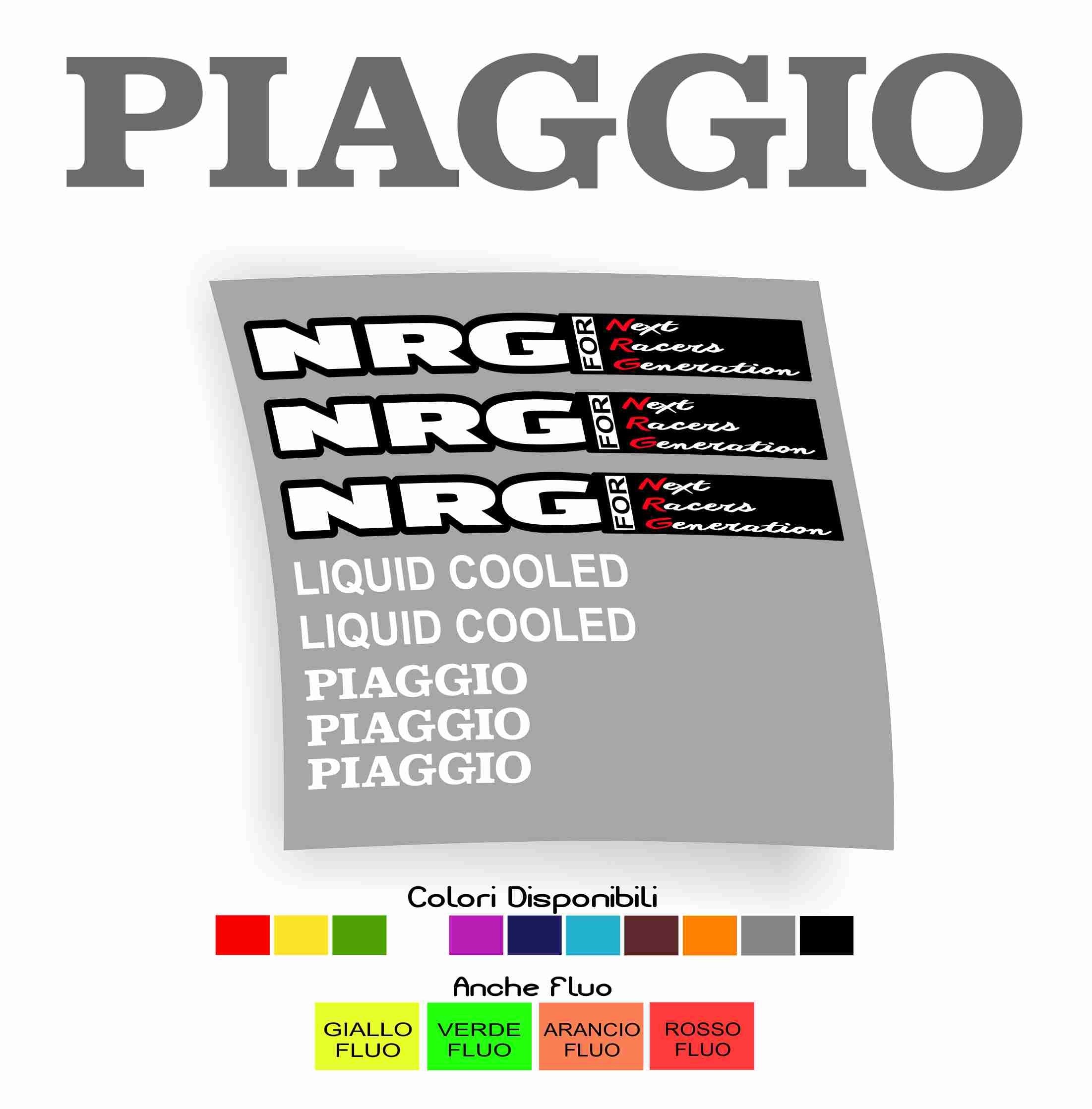 adesivi decals moto scooter piaggio nrg – Ladesivo