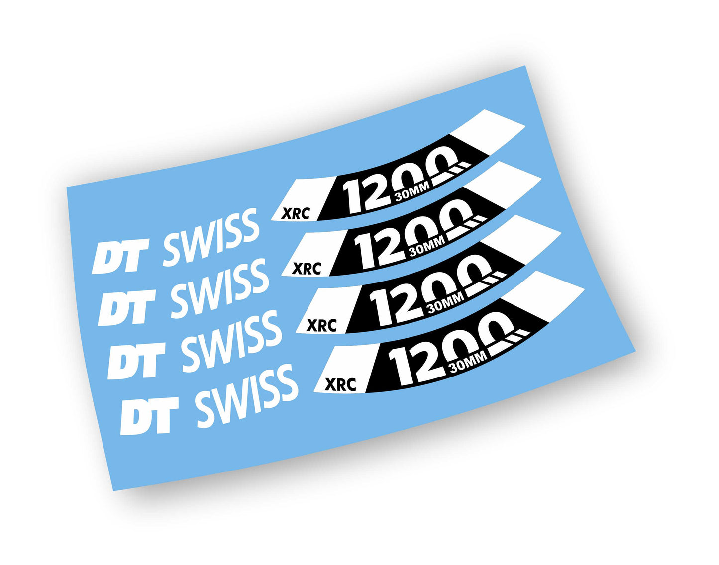 DT SWISS XRC 1200 30mm kit adesivi cerchio personalizzati
