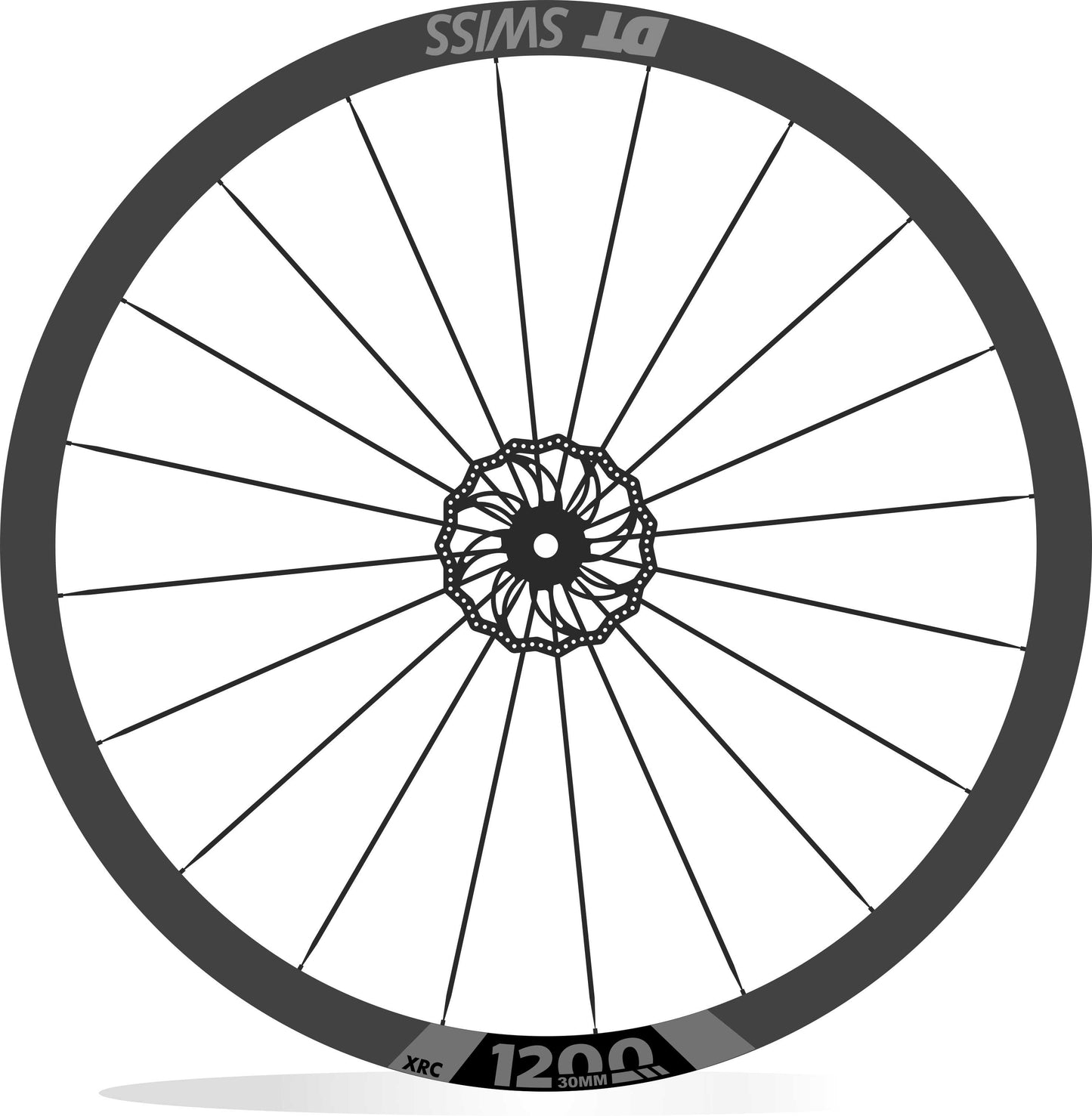 DT SWISS XRC 1200 30mm kit adesivi cerchio personalizzati