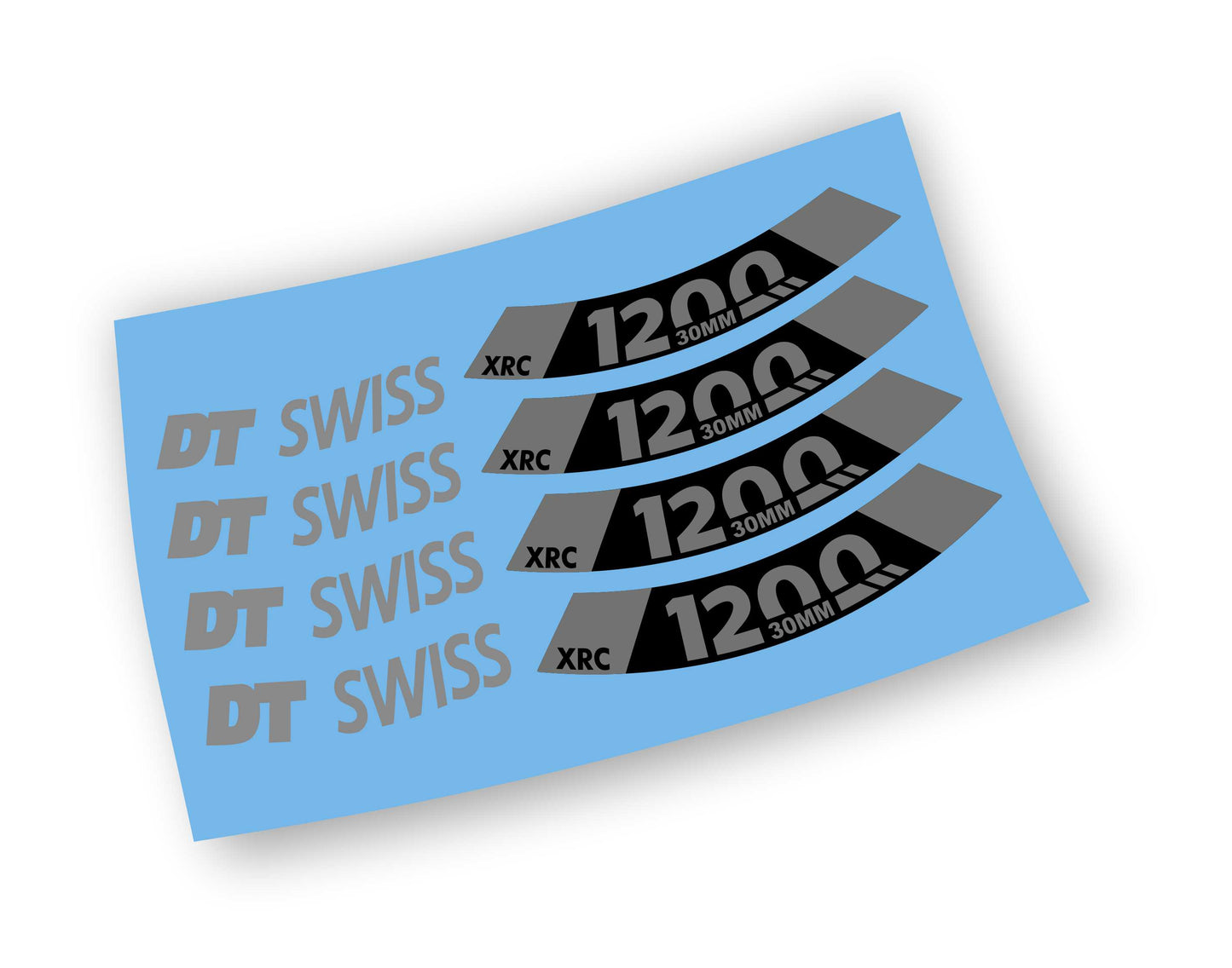 DT SWISS XRC 1200 30mm kit adesivi cerchio personalizzati