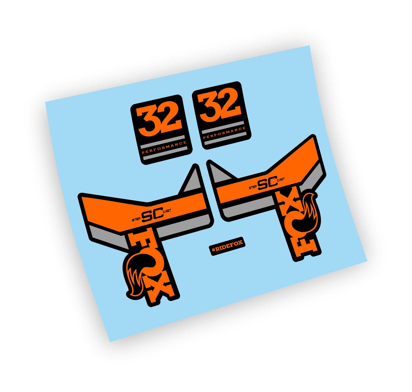 Fox SC Step Cast 32 Performance 2019 2020 adesivi forcella