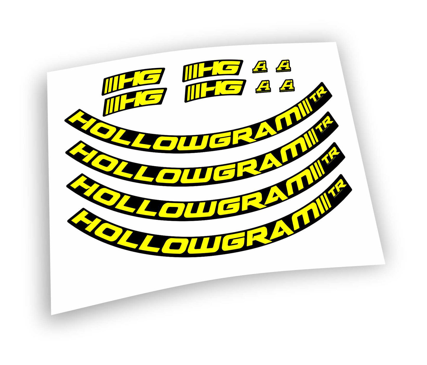 HollowGram 23 Superlight Hi-Impact Carbon kit adesivi colore personalizzato