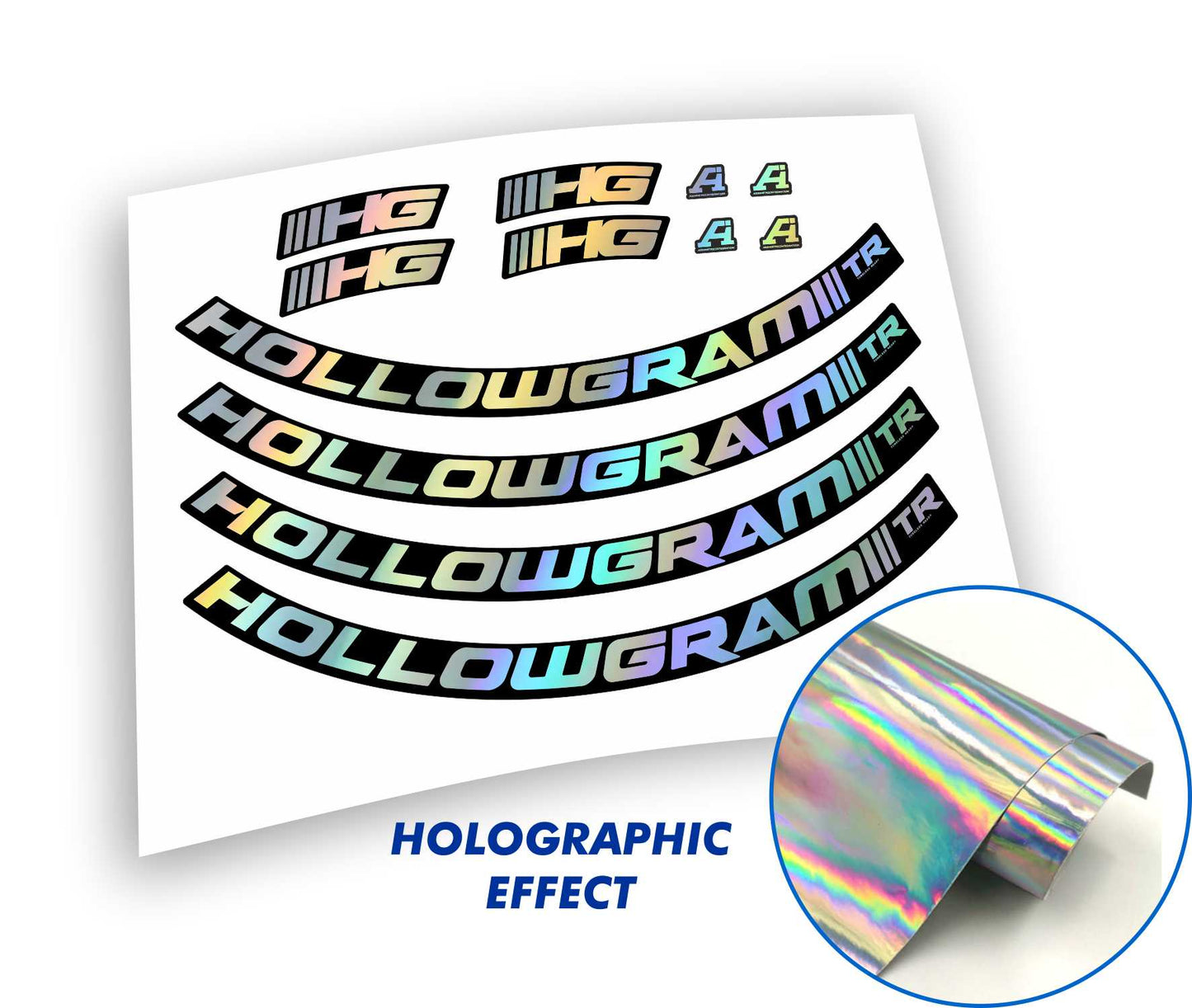 HollowGram 23 Superlight Hi-Impact Carbon kit adesivi colore personalizzato