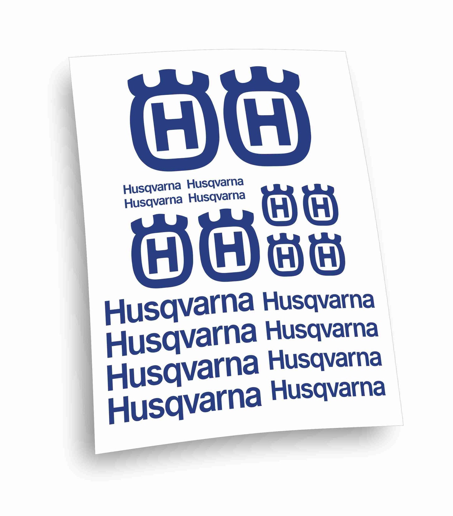 Husqvarna adesivi moto