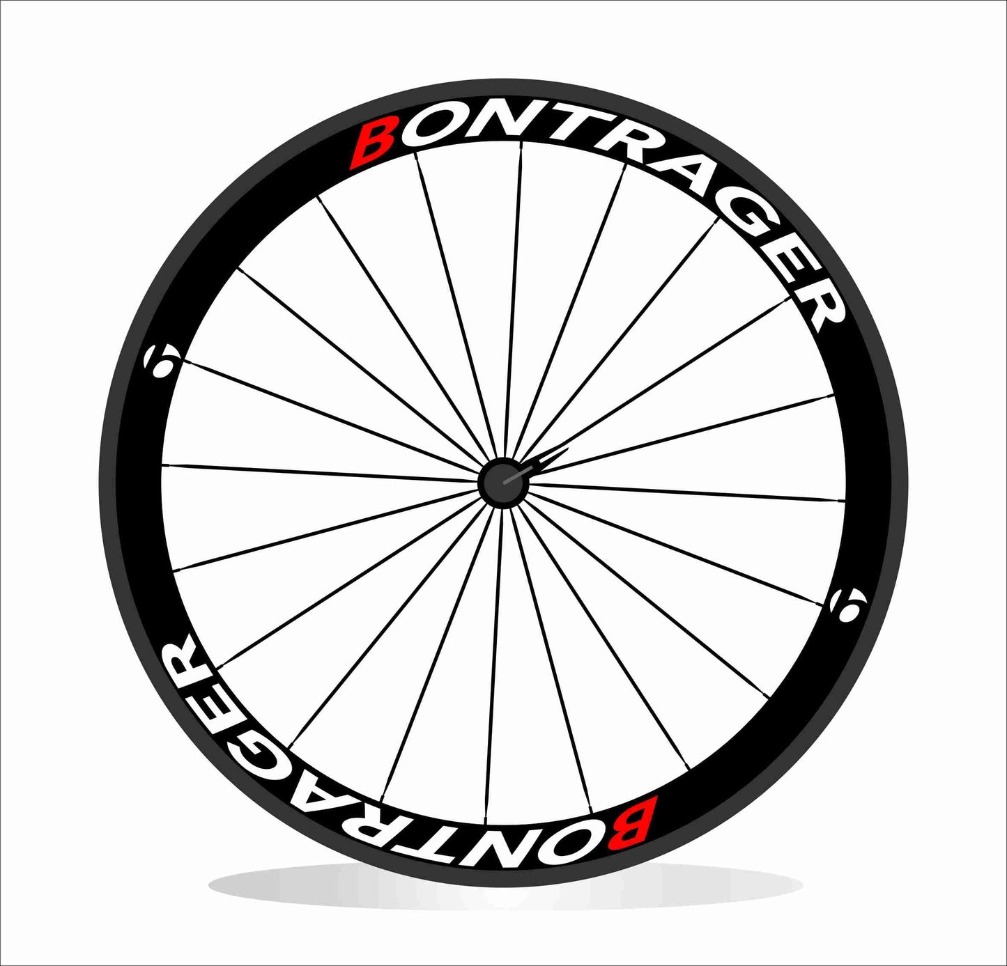 Kit adesivi bontrager cerchi bici bdc