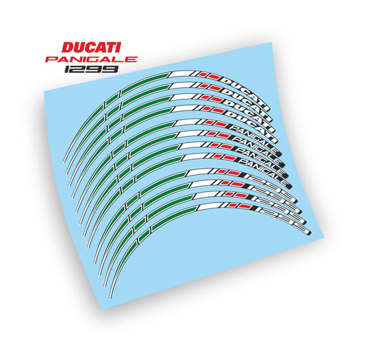 Kit adesivi cerchi Ducati Panigale 1299 colore personalizzato