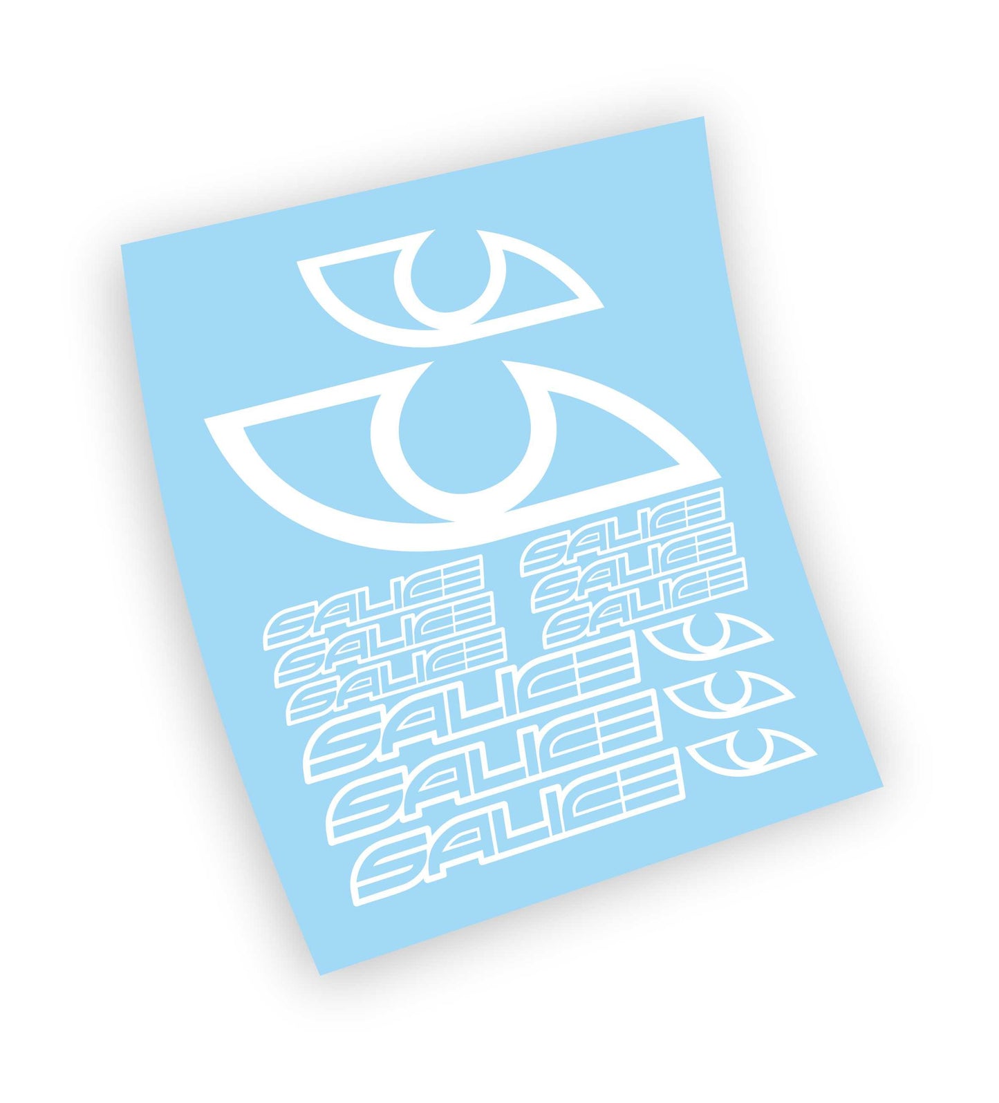 Kit adesivi completo per casco Salice bici da corsa mountain bike