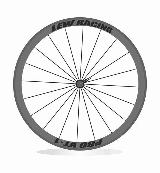 Lew Racing pro vt 1adesivi per ruote