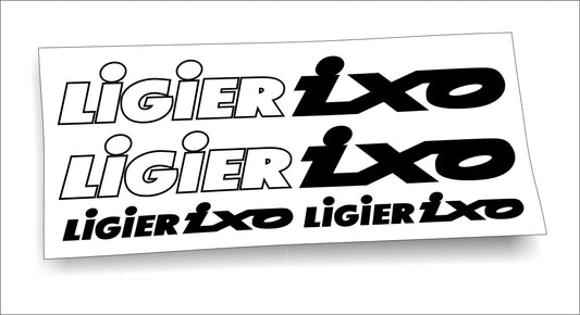 Ligier IXO kit adesivi colori a scelta
