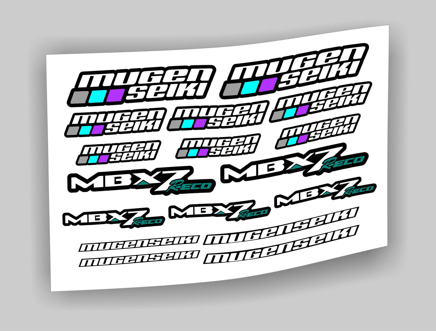 Mugen kit adesivi mbx7 r eco
