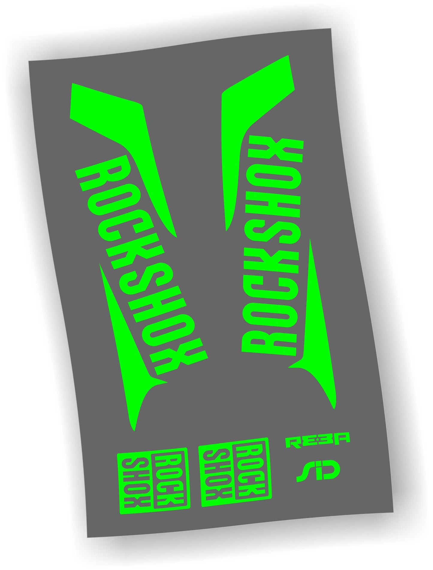 Rock shox kit adesivi sid-reba anche fluo
