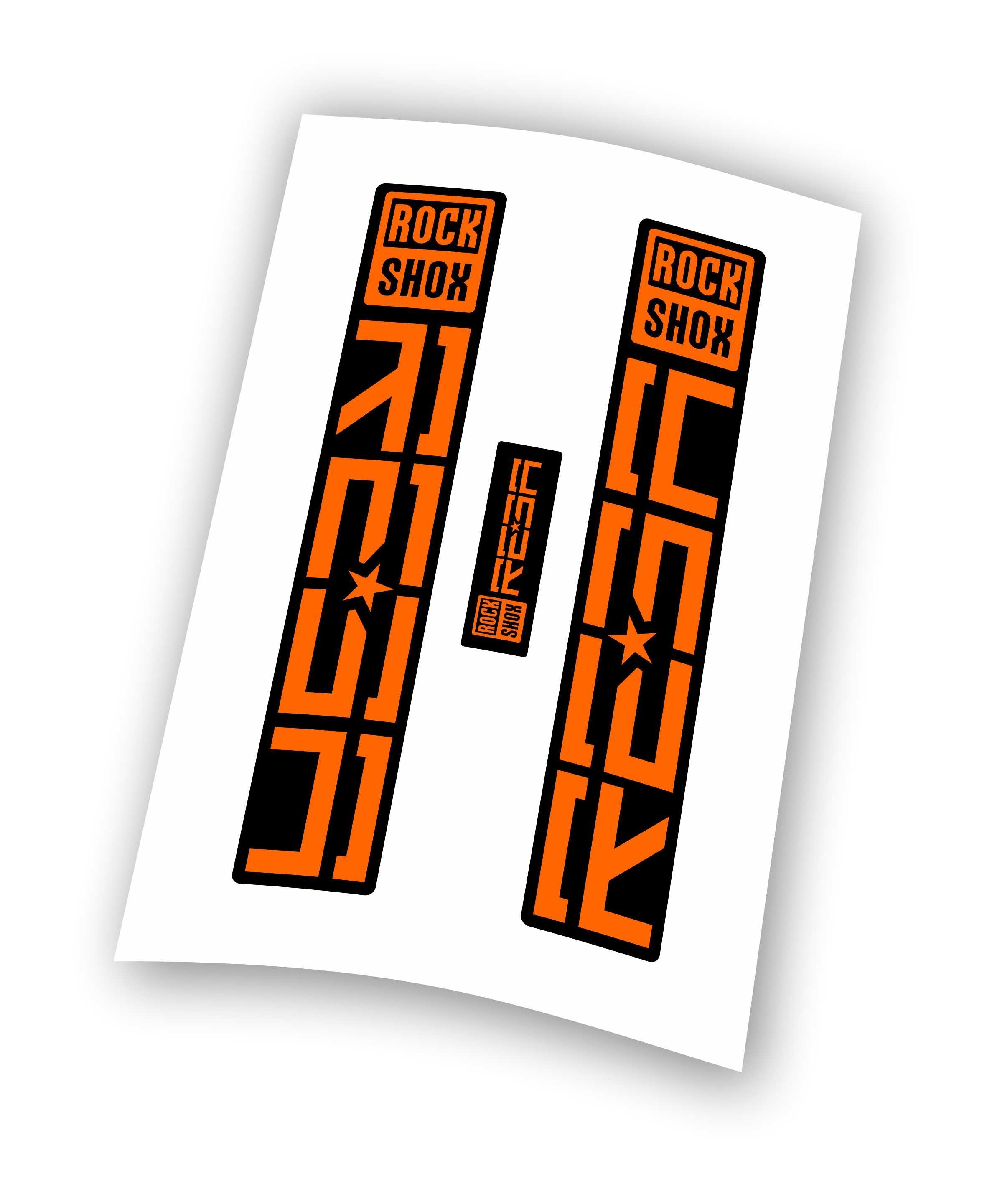Autocollants de fourche rock shox recon 2021: Stickers de fourches Autocollants de fourche rock shox recon 2021: Stickers de fourches