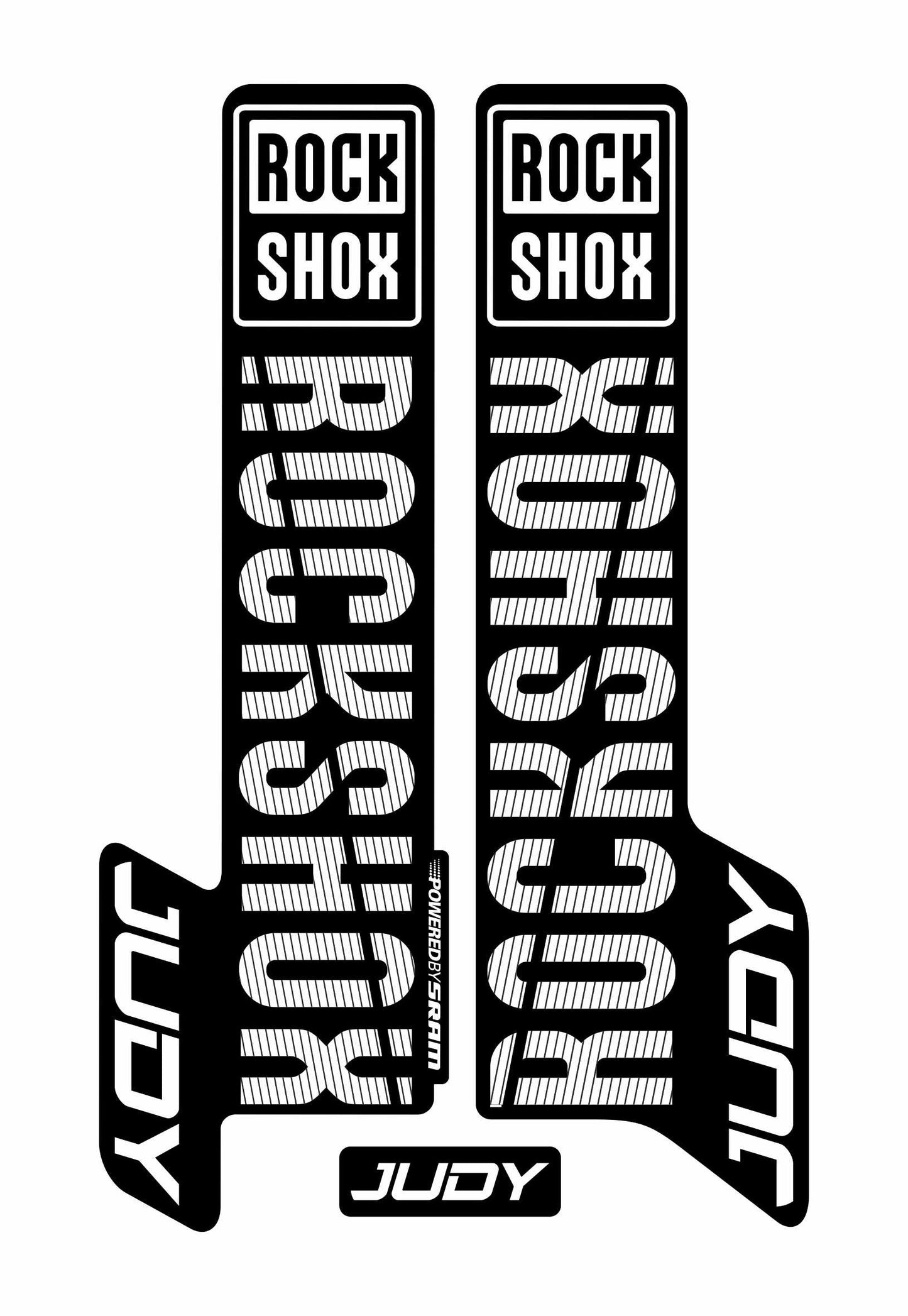 Rock shox sid judy kit adesivi