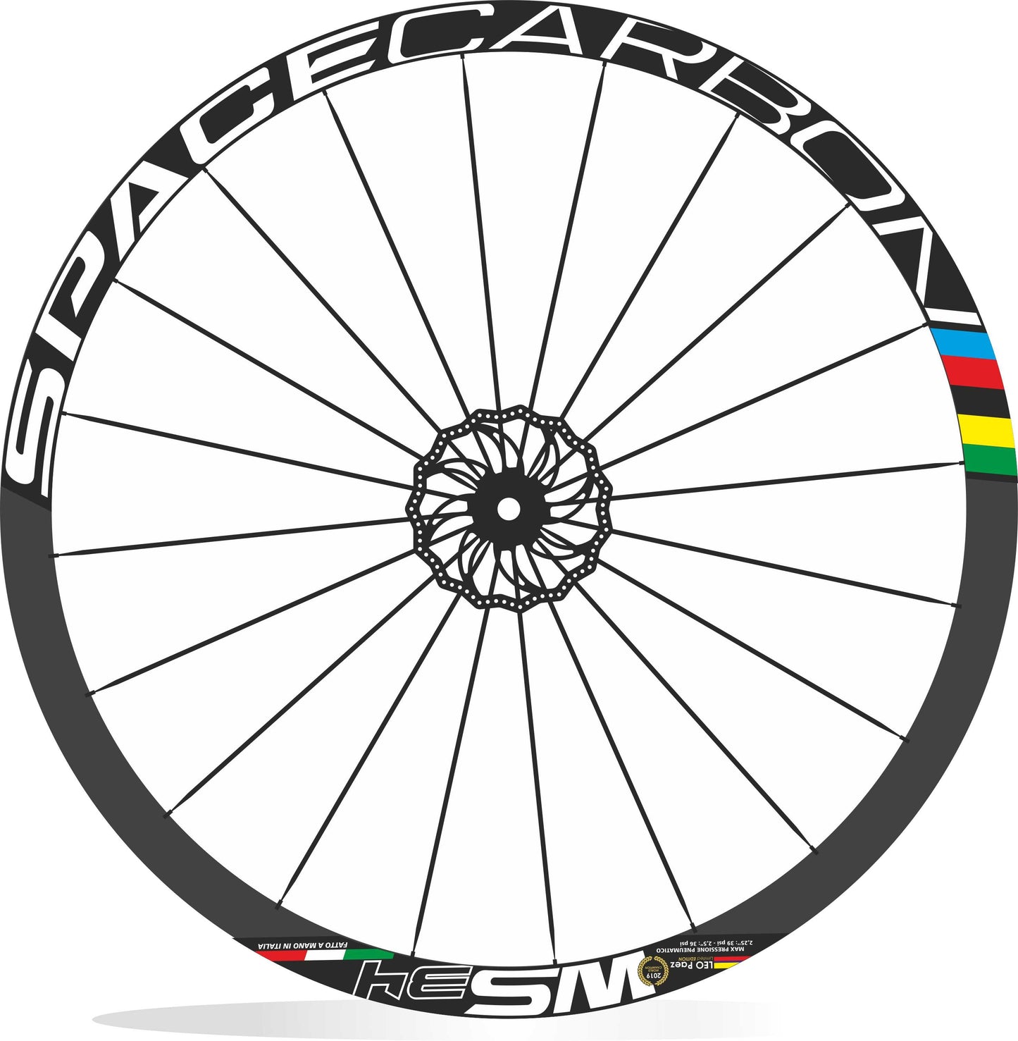 Space Carbon 34 kit adesivi personalizzati