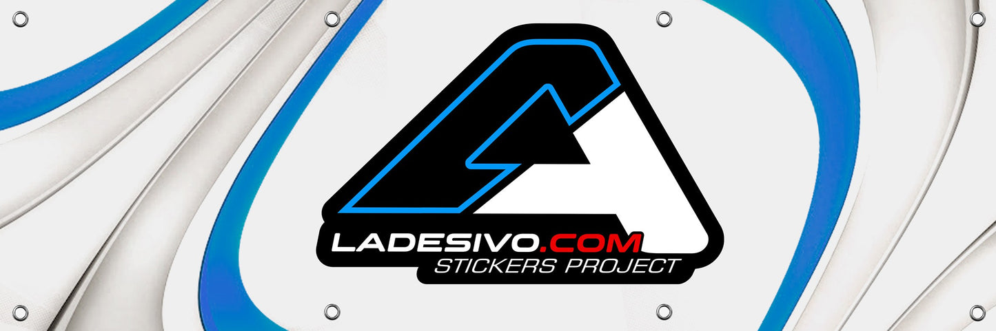 Striscione pubblicitario personalizzato in pvc 3x1 con occhielli e rinforzo perimetrale