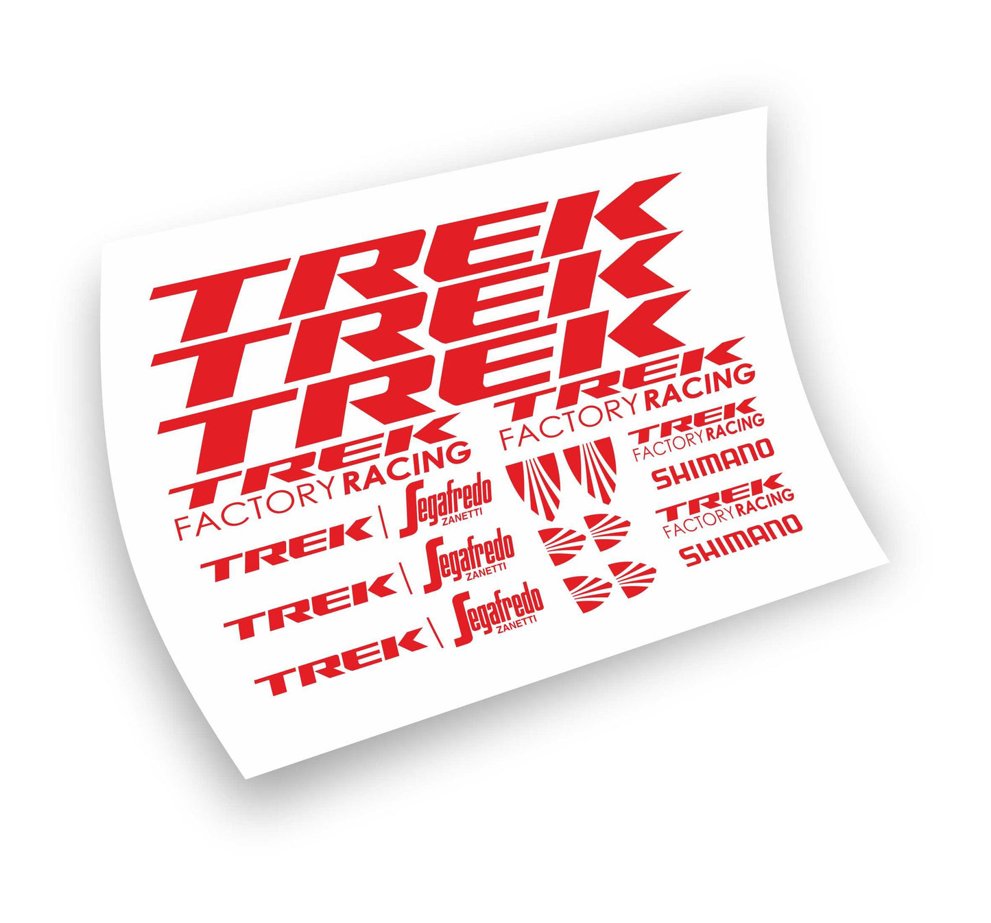 TREK Segafredo Zanetti kit adesivi bicicletta colore personalizzato