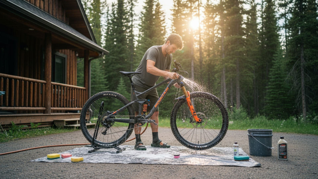 Come pulire la bici in 3 minuti (senza rovinare gli adesivi)