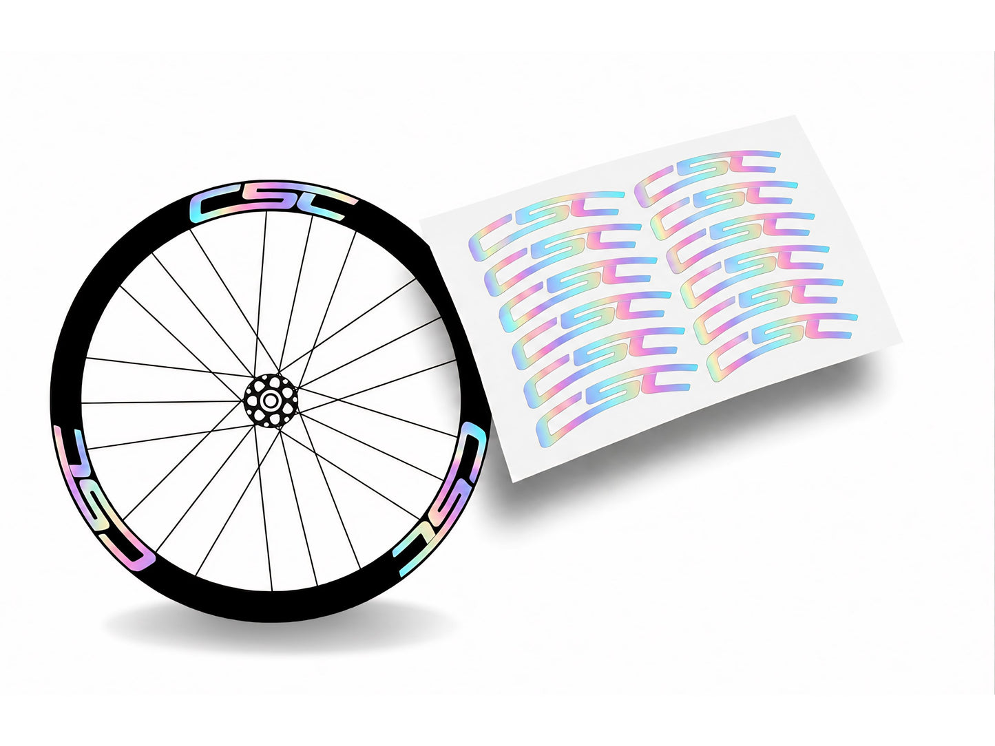 CSC adesivi cerchi bicicletta