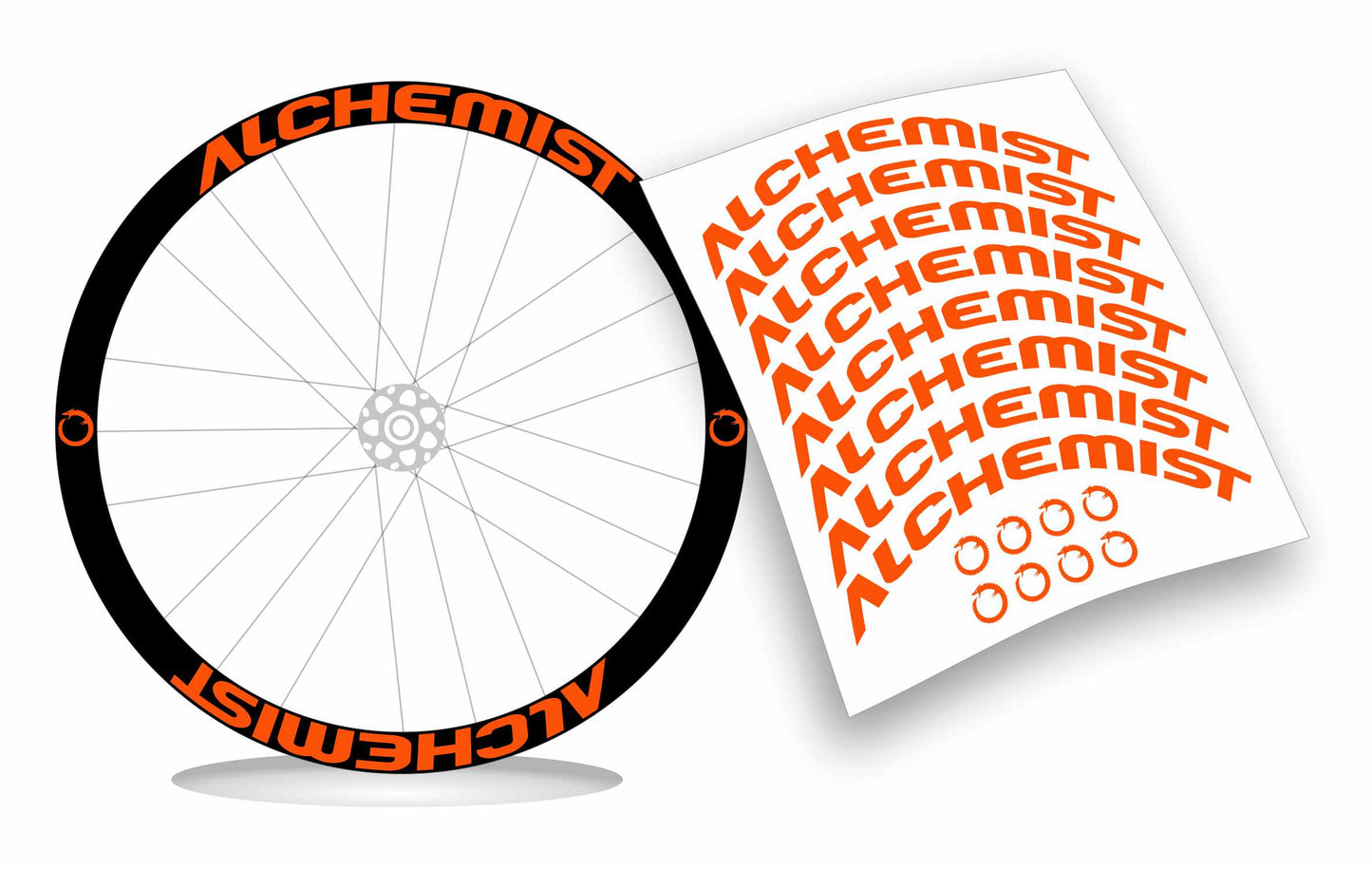 Alchemist adesivi cerchio personalizzati