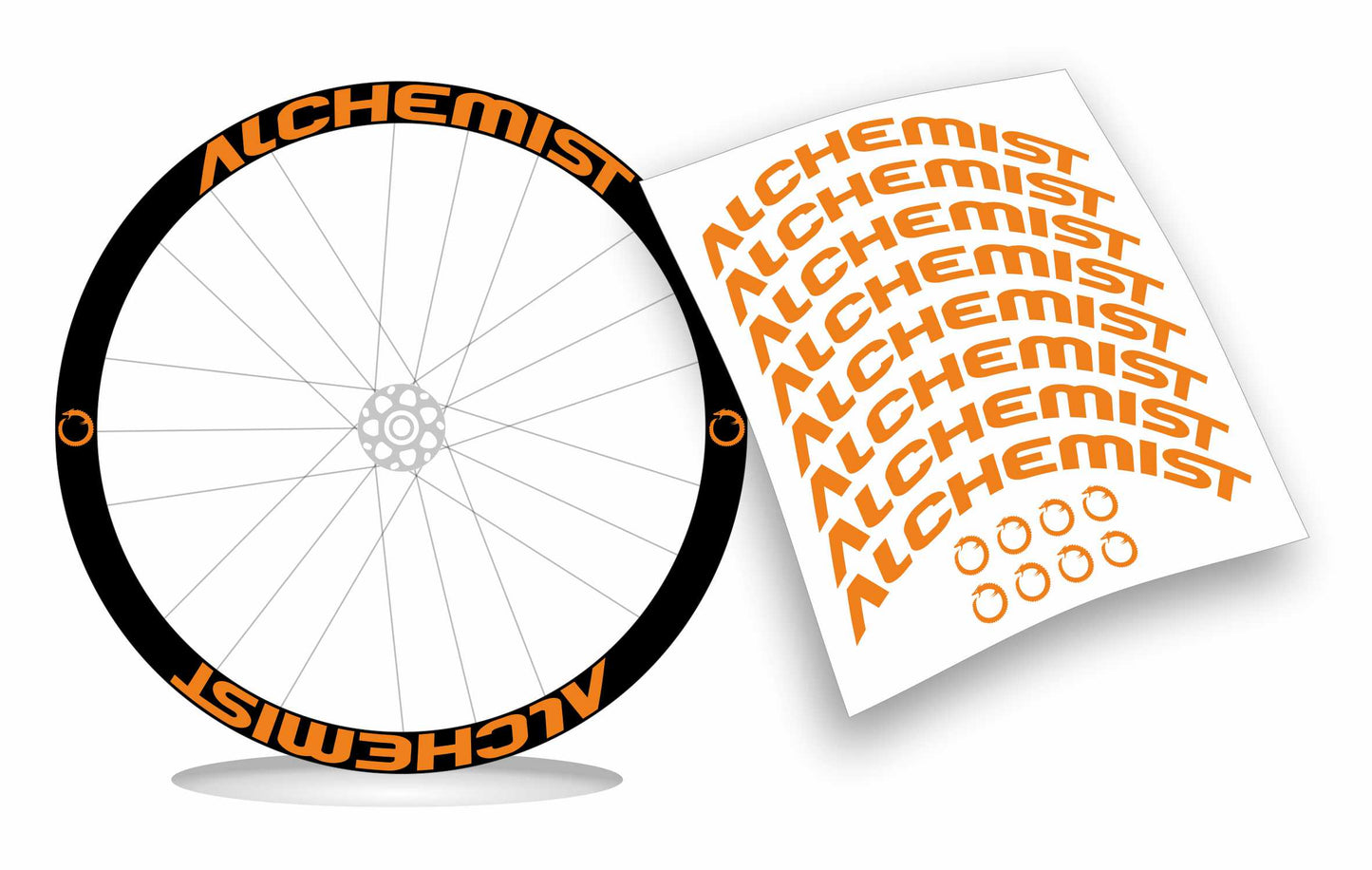 Alchemist adesivi cerchio personalizzati