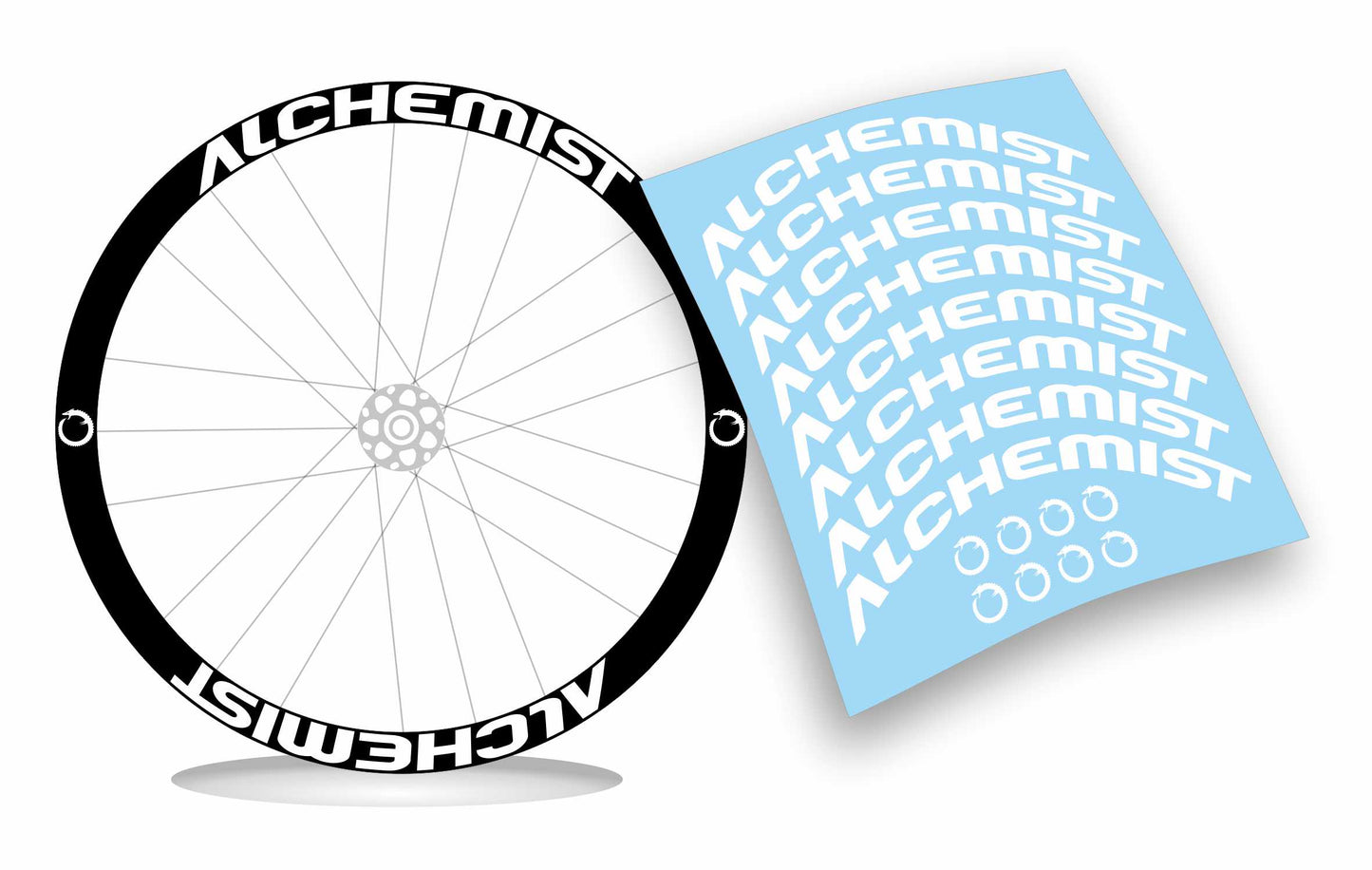 Alchemist adesivi cerchio personalizzati