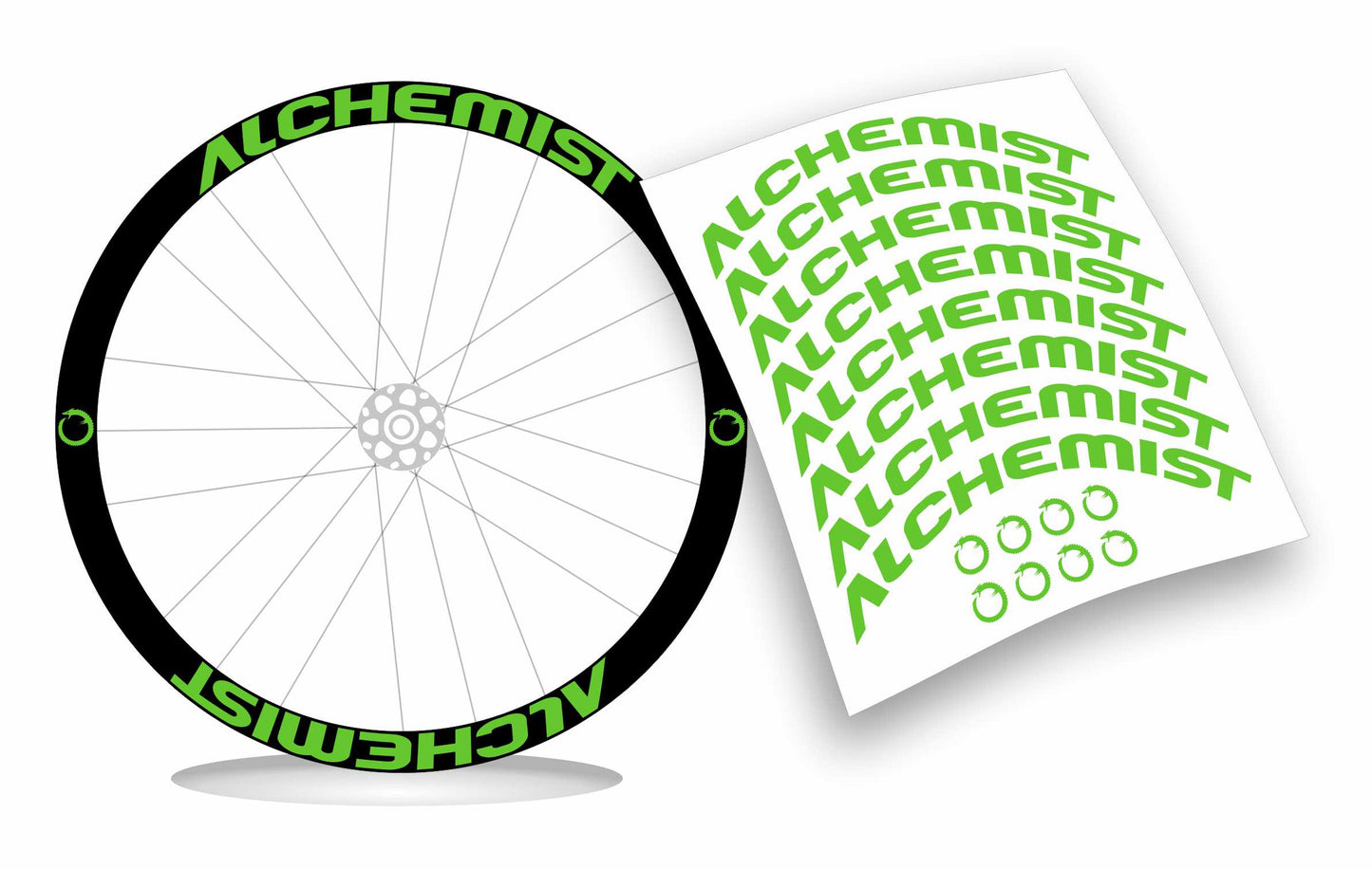 Alchemist adesivi cerchio personalizzati
