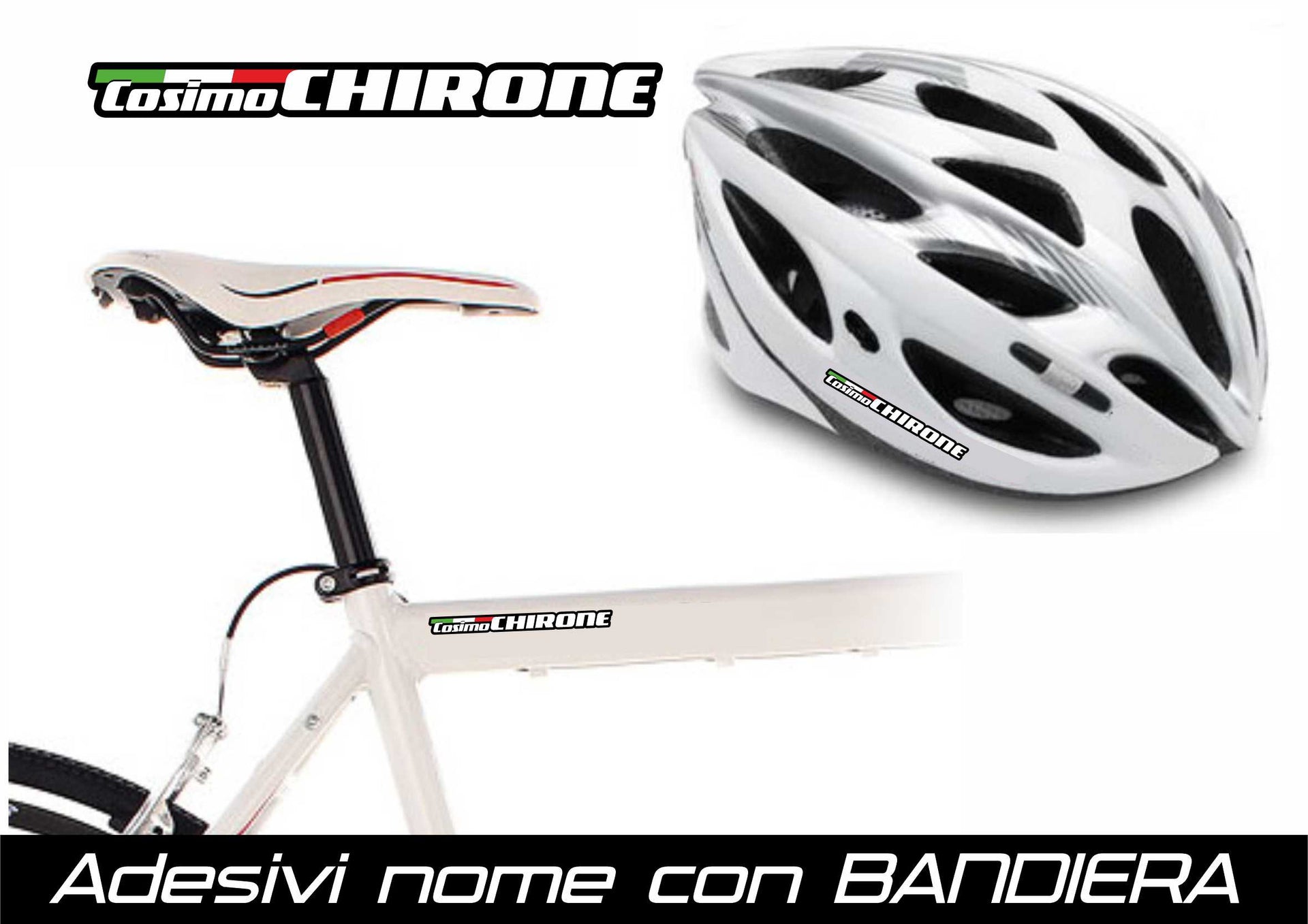 BIKE-label 300118 - Adesivo 3D per auto, motivo: bandiera Italia BIKE-label 300118 - Adesivo 3D per auto, motivo: bandiera Italia