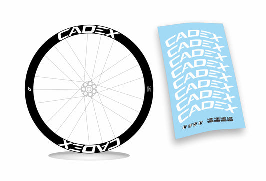 Cadex 42 kit adesivi per cerchi bicicletta da corsa