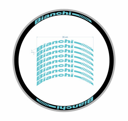 Bianchi aria adesivi cerchi