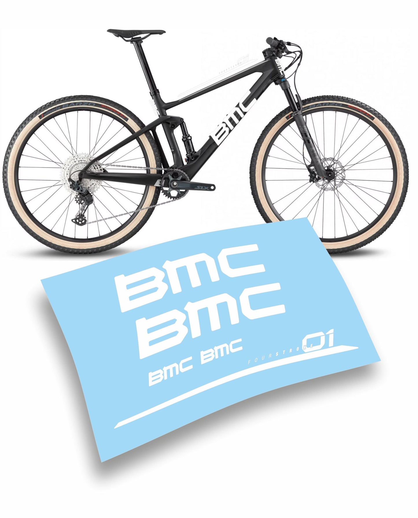 BMC Four Stroke 2021/22 Adesivi per Telaio Kit Professionale
