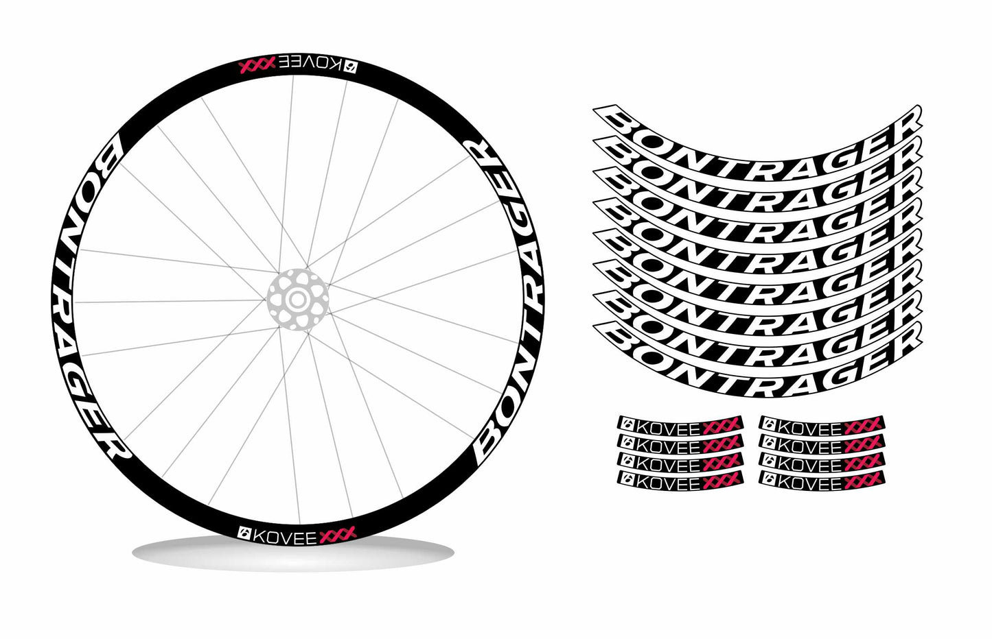 Bontrager koveeeXXX kit adesivi canale 30mm