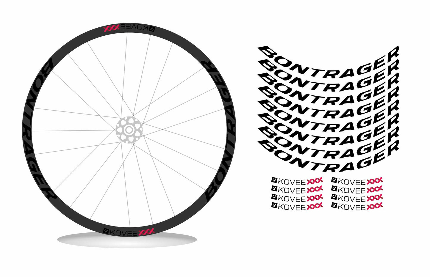 Bontrager koveeeXXX kit adesivi canale 30mm