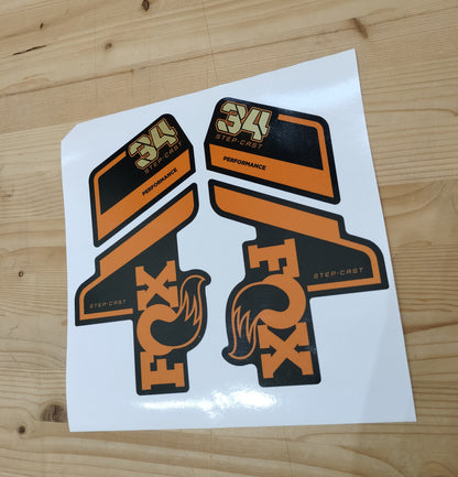Fox 32 Performance step-cast 2021 kit adesivi per forcella