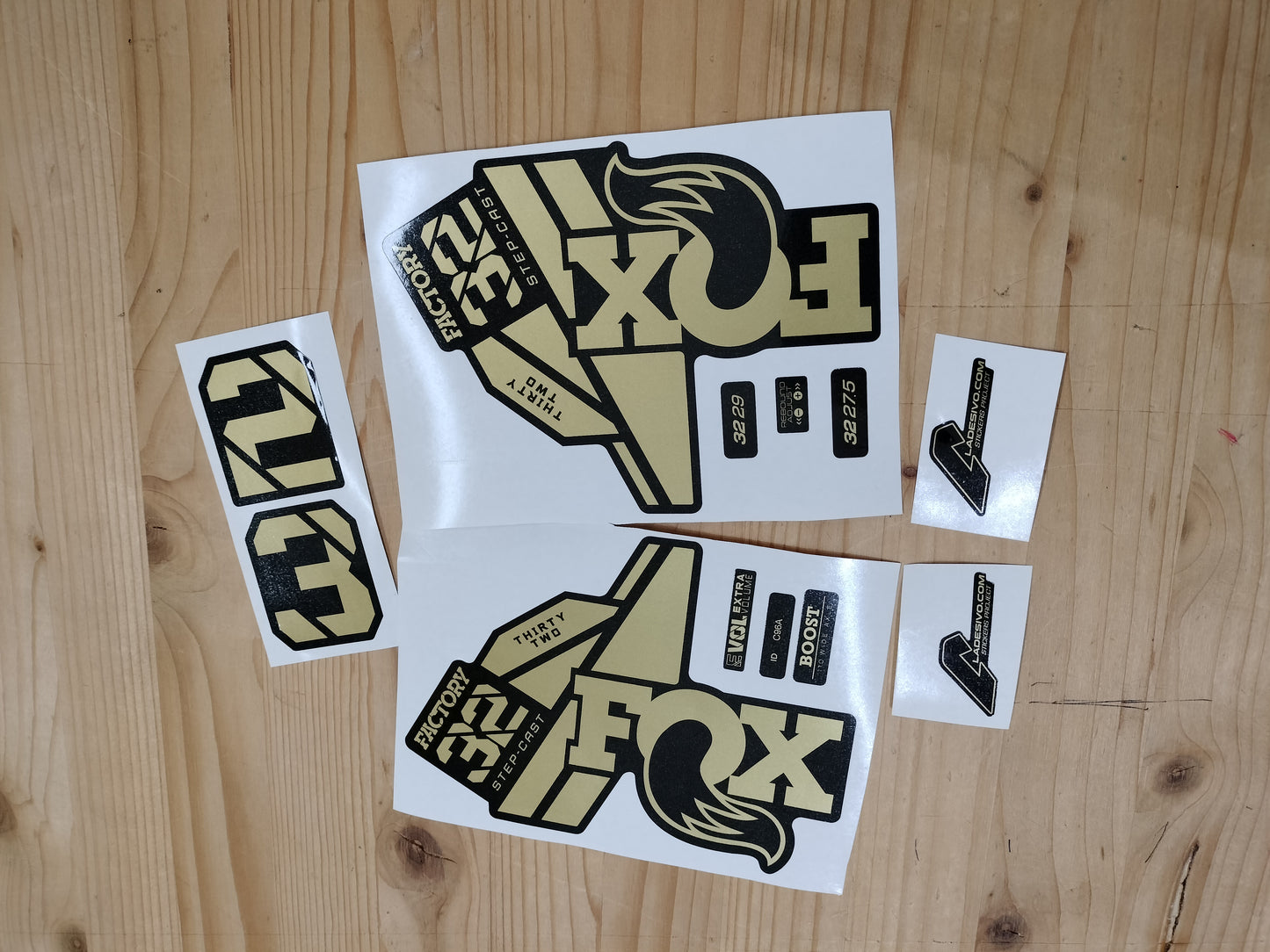 Fox 32 Factory Series Step Cast Thirty Two 2021 adesivi forcella