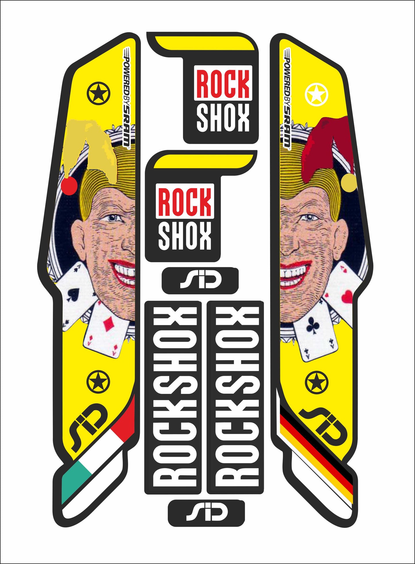 adesivi rochshox sid reba Jolly Joker