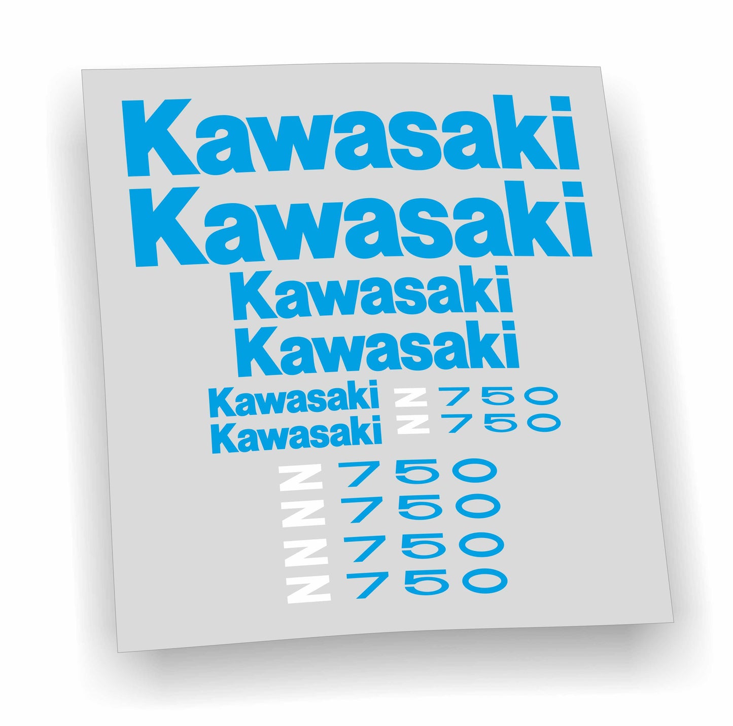 adesivi stickers  Kawasaki z750