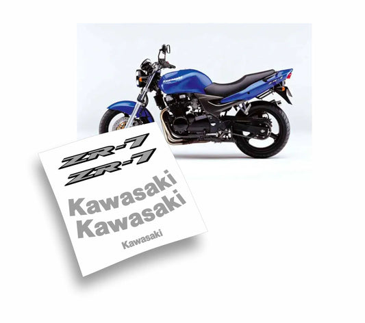 Kit adesivi/stickers/decalcomanie per moto Kawasaki zr-7