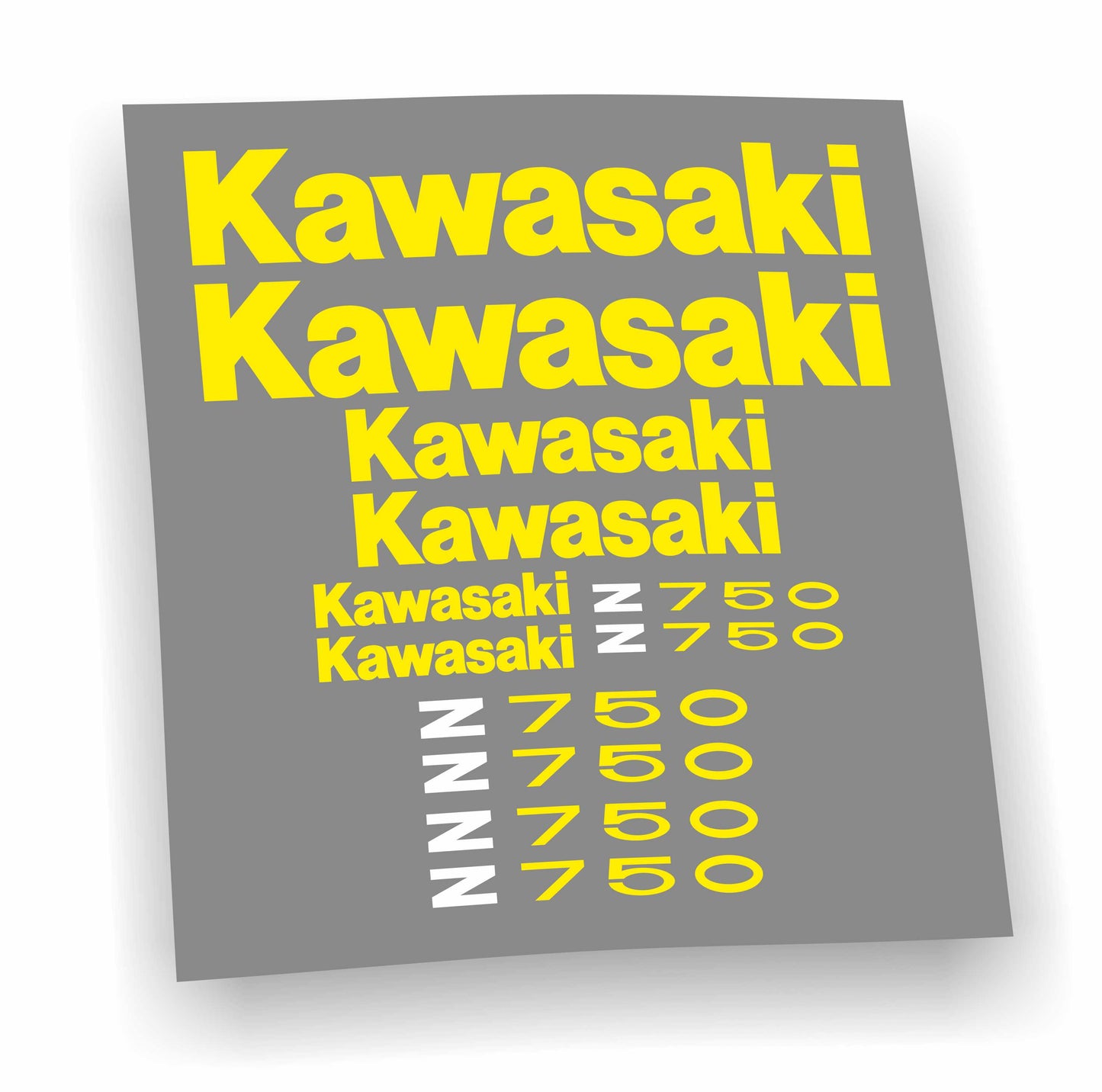 adesivi stickers  Kawasaki z750
