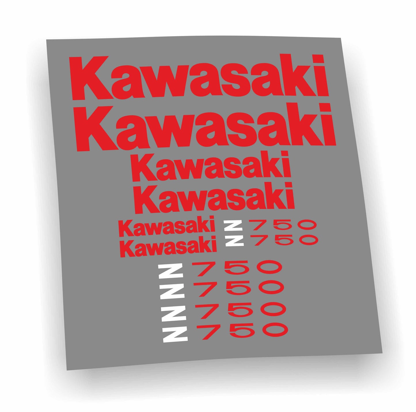 adesivi stickers  Kawasaki z750